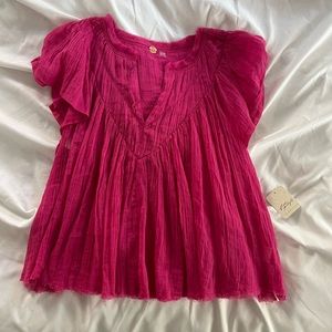 NWT FP One Padma top in hot pink